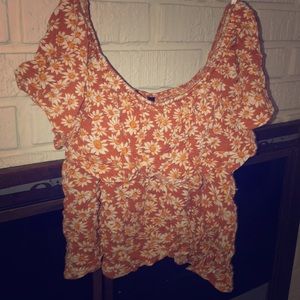 Sunflower crop top